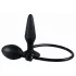 You2Toys - plug anal inflable - silicona negra
