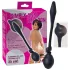 You2Toys - consolador anal inflable - silicona negra