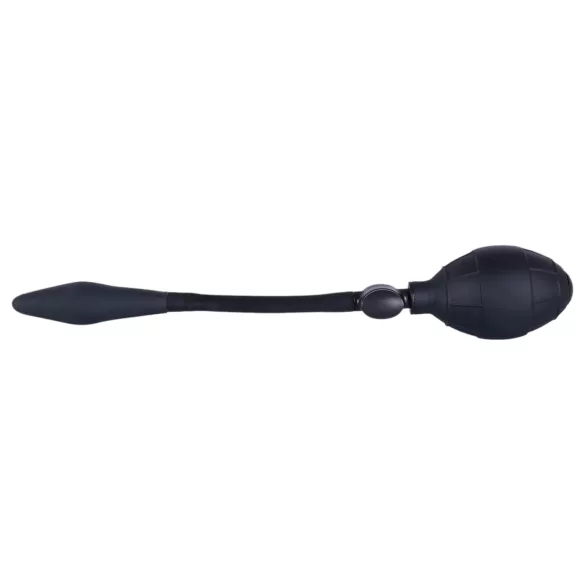 You2Toys - consolador anal inflable - silicona negra