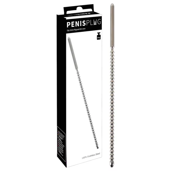 Sextreme - dilatador uretral con bola - acero - 0,6 cm