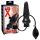 LATEX - plug anal inflable grande - látex negro