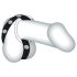 Bad Kitty - Anillo de cuero para testículos y pene (negro)