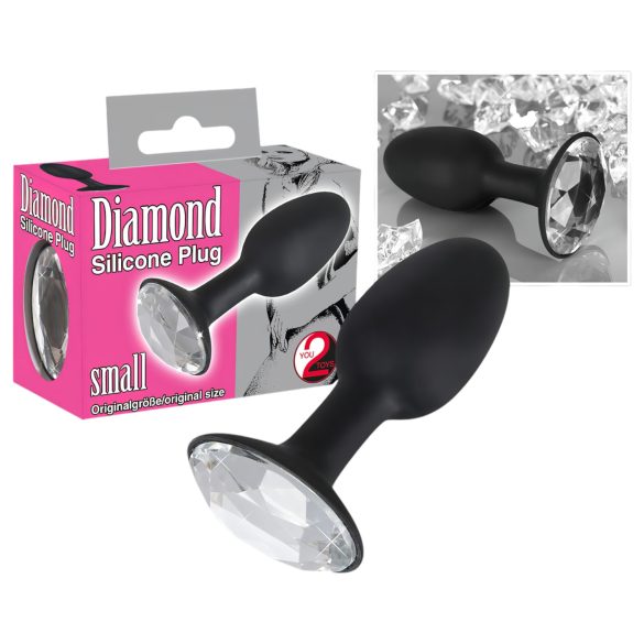 You2Toys - Diamante - plug anal de silicona (pequeño)