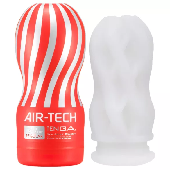 TENGA - masturbador masculino - succión aire - blanco