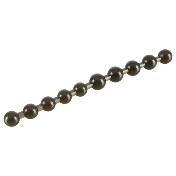 You2Toys - Varillas anales con perlas - silicona negra