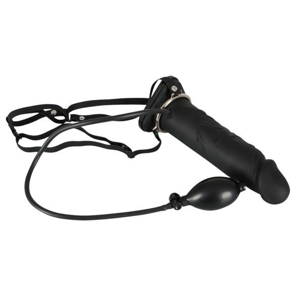 You2Toys - Arnés inflable hueco de silicona (negro)