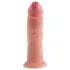 King Cock - consolador realista con ventosa - 23 cm - color natural