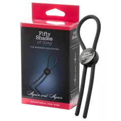   Fifty Shades of Grey - anillo para pene ajustable silicona gris