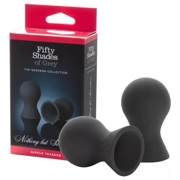 Fifty Shades of Grey - succionador de pezones - silicona gris