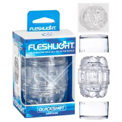   Fleshlight Quickshot Vantage - masturbador compacto portátil transparente