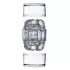 Fleshlight Quickshot Vantage - masturbador compacto portátil transparente