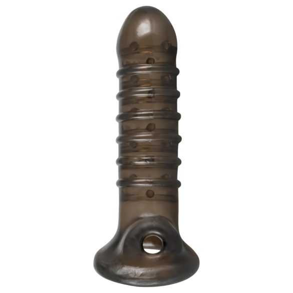 Rebel - funda para pene texturizada - silicona gris