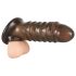 Rebel - Funda para Pene con Estrías (Gris)