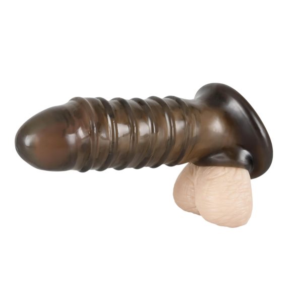 Rebel - funda para pene texturizada - silicona gris