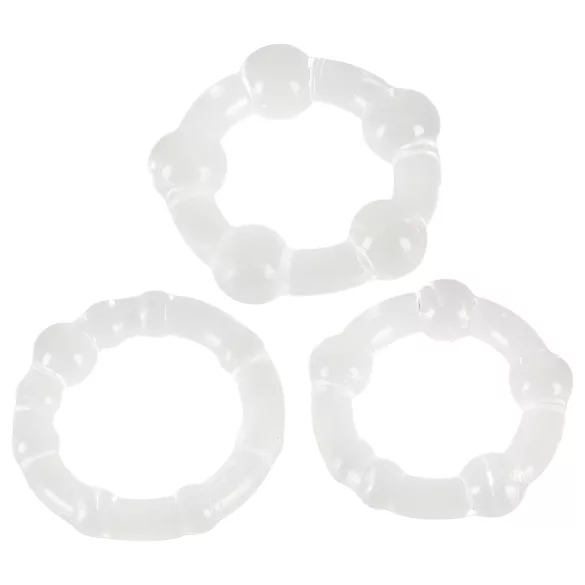 You2Toys - ¡Ponte duro! set de anillos para el pene - transparente (3 uds)