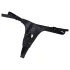 You2Toys - Arnés con consolador set - silicona negra