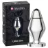 mystim - plug anal eléctrico pequeño - acero inoxidable - plata