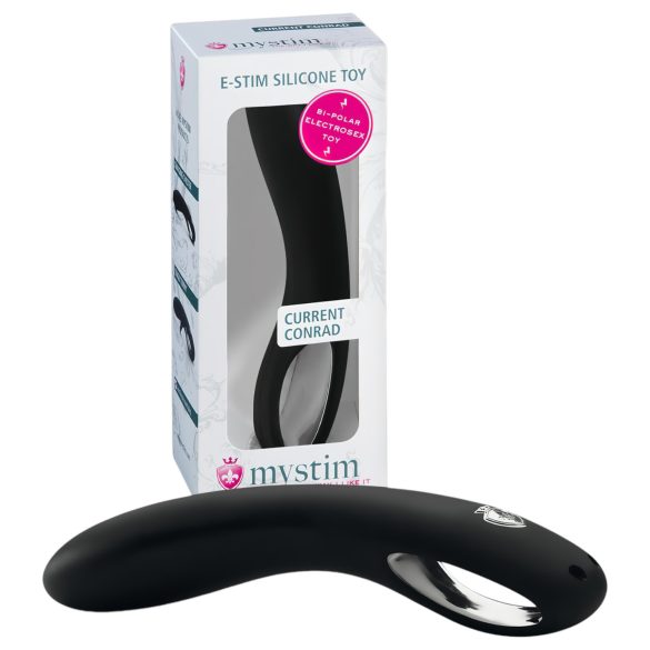 mystim Current Conrad - dildo eléctrico de silicona