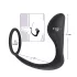 Black Velvets - plug anal con anillo para pene - silicona negra