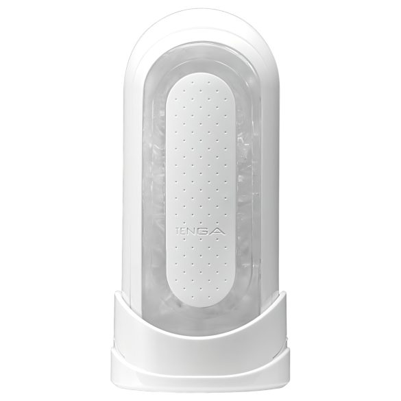 TENGA Flip Zero - masturbador masculino premium - silicona blanca