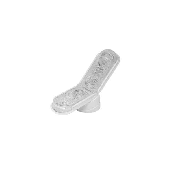 TENGA Flip Zero - masturbador masculino premium - silicona blanca