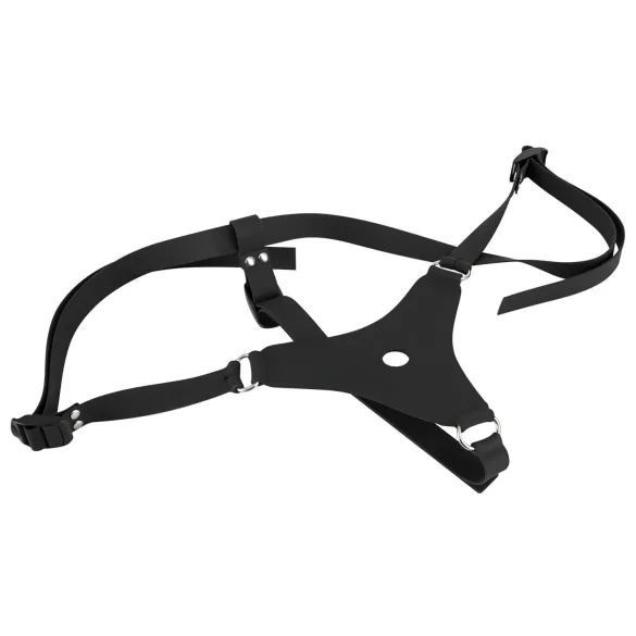 You2Toys - Arnés con consolador - silicona - negro
