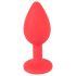 Plug anal pequeño - rojo pasión