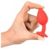 Plug anal pequeño - rojo pasión