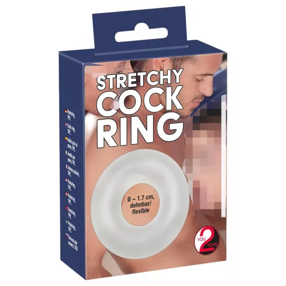 You2Toys - anillo para pene - silicona - transparente