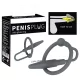 You2Toys - Plug peneano - anillo de glande de silicona con dilatador cónico (gris)
