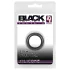 Black Velvets - anillo para pene grueso - silicona negra - 2,6 cm