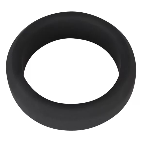 Black Velvets - anillo para pene grueso - silicona negra - 3,8 cm