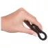 Black Velvets - anillo para pene grueso - silicona negra - 3,8 cm