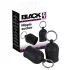 Black Velvets - succionador de pezones con anillo metálico - negro