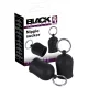 Black Velvets - succionador de pezones con anillo metálico (negro)