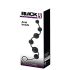 Black Velvet - Dildo anal negro 6 cuentas