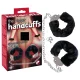 You2Toys - Esposas de peluche con cadena larga - negro