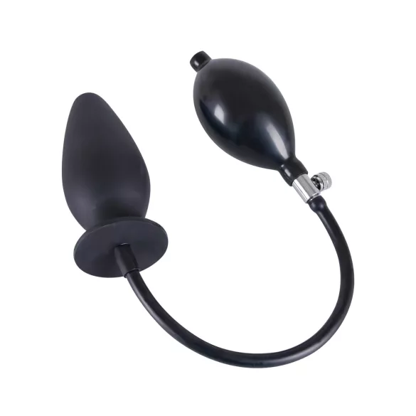 You2Toys - Plug anal inflable - silicona negra