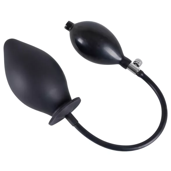 You2Toys - Plug anal inflable - silicona negra