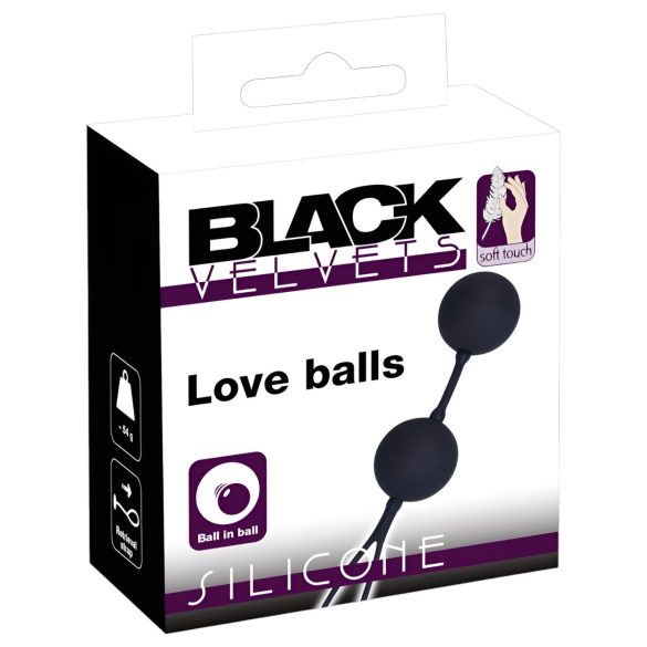 Black Velvet - dúo de bolas geisha