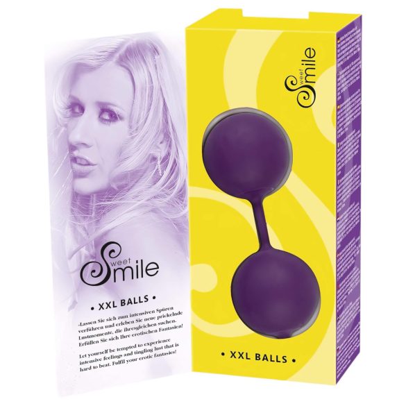 SMILE XXL Balls - bola vaginal gigante - silicona lila
