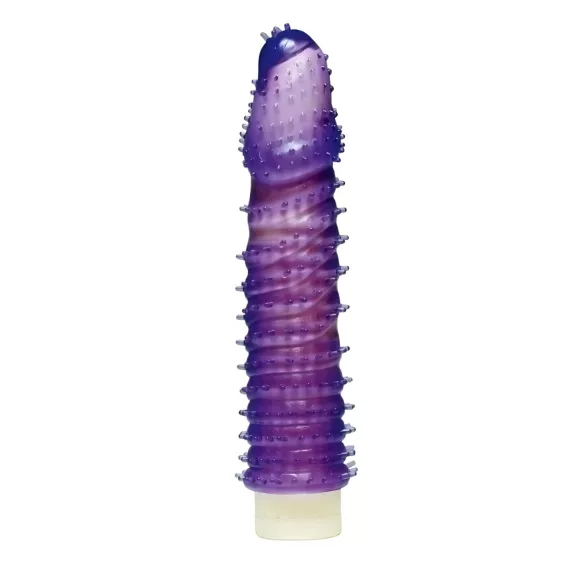 You2Toys - funda para pene con textura - silicona púrpura