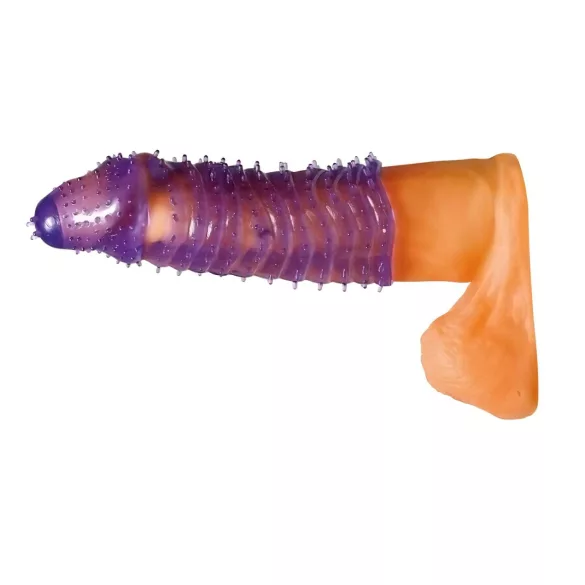 You2Toys - funda para pene con textura - silicona púrpura