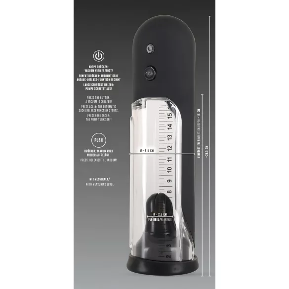 Rebel - bomba de vacío automática para pene