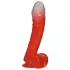 Jolly - consolador realista - 17 cm - rojo