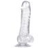 Dildo cristalino con ventosa