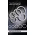 Bad Kitty - set de anillos para pene de metal - 5 piezas
