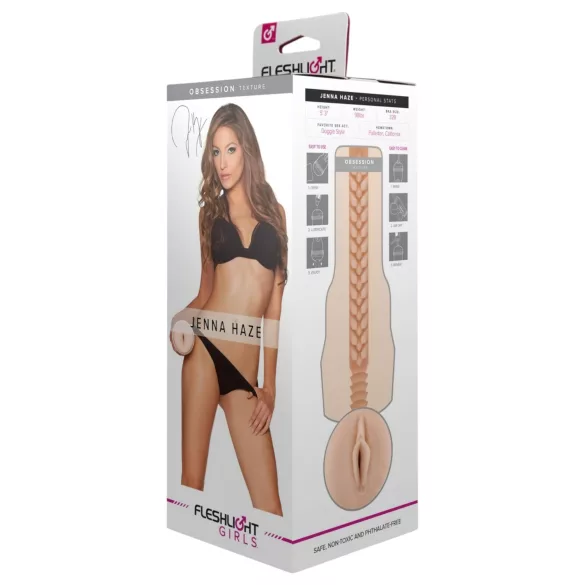 Fleshlight - masturbador masculino tipo vagina - Jenna Haze Obsession