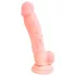 Medical - consolador de silicona médica 18 cm - color natural