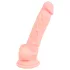 Medical - consolador de silicona médica 18 cm - color natural